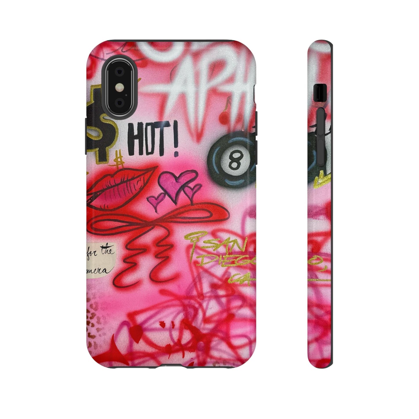 "IT girl" airbrush iPhone case