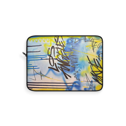 "los angeles" airbrush laptop sleeve
