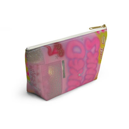 "mixed drinks" airbrush makeup pouch