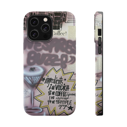MagSafe "espresso martini" airbrush iPhone case