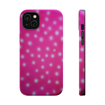MagSafe "bubblegum polka dot" airbrush iPhone case