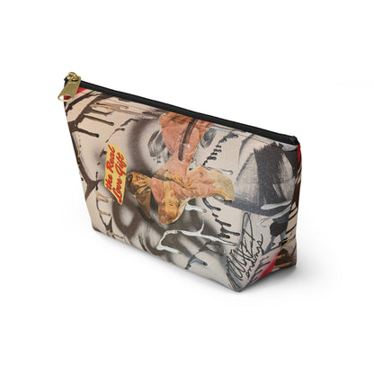 "real love" airbrush makeup pouch