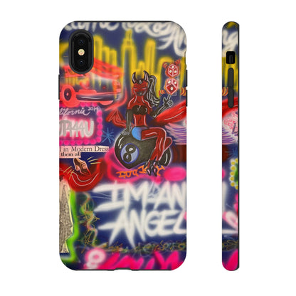"im an angel" airbrush iPhone case