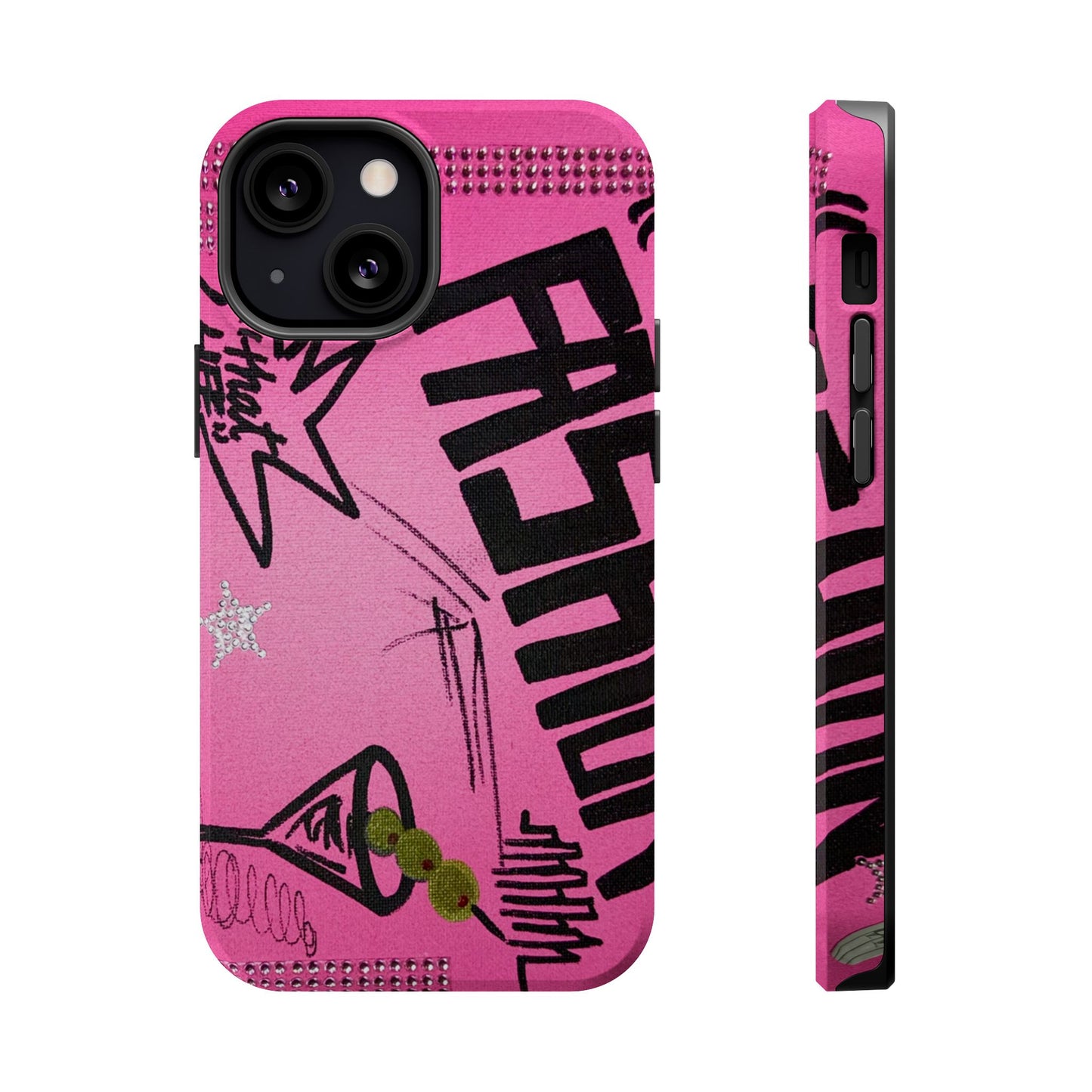 MagSafe "high fashion pt. 2" airbrush iPhone case