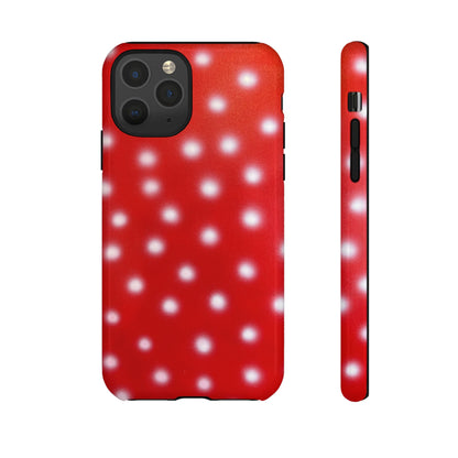"cherry crush polka dot" airbrush iPhone case