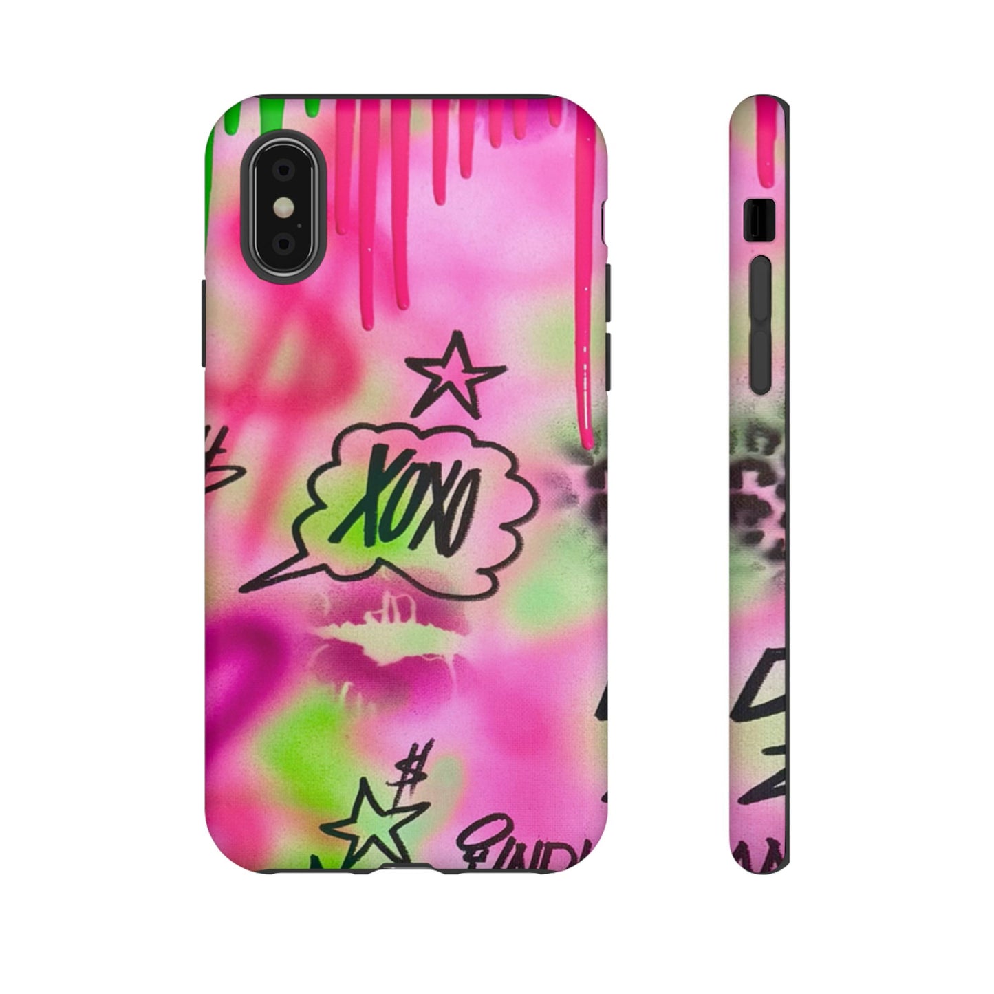 "xoxo" airbrush iPhone case