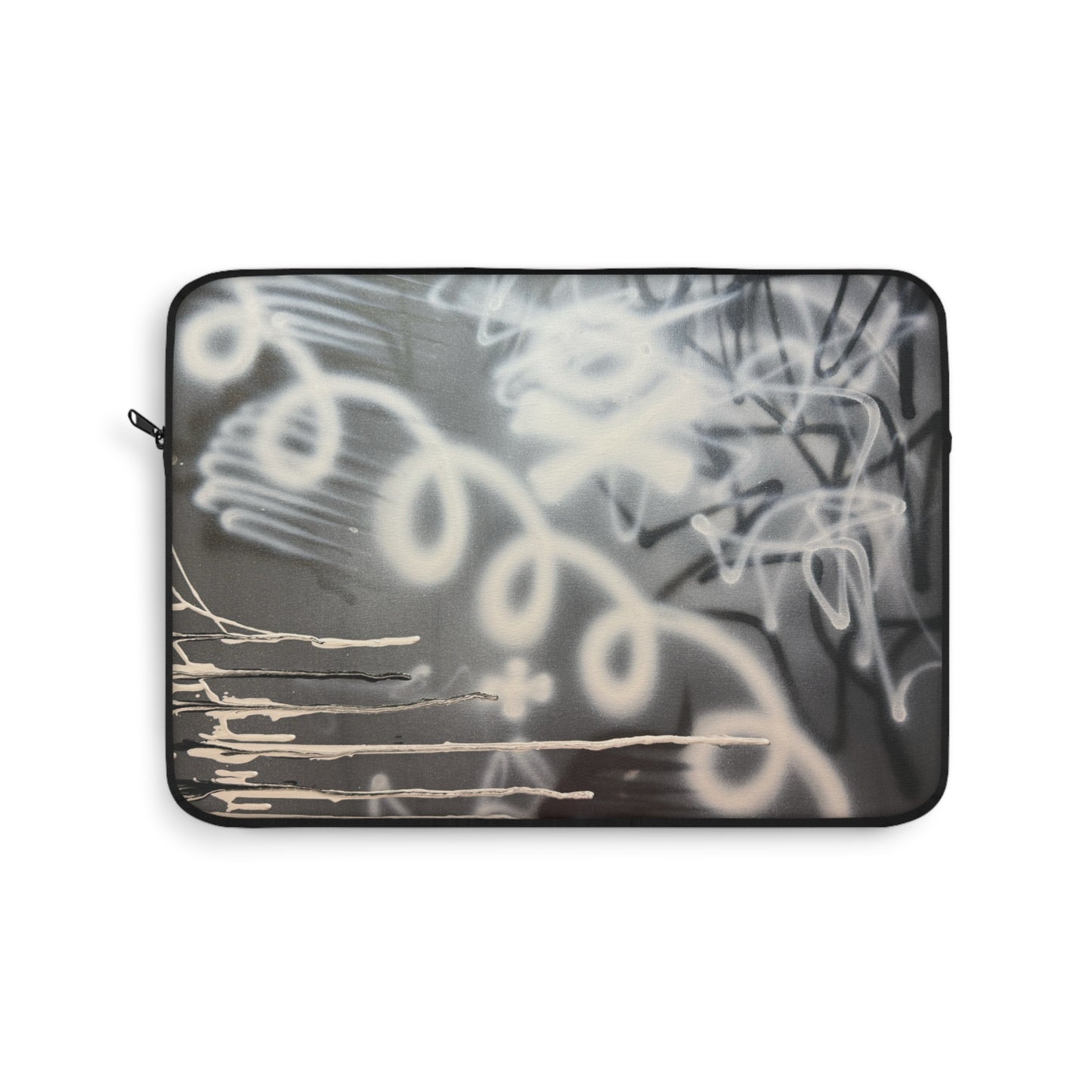 "spatial blur" airbrush laptop sleeve