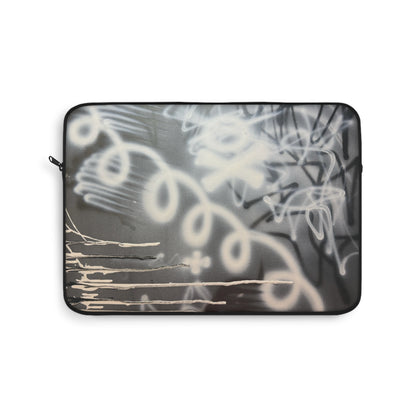 "spatial blur" airbrush laptop sleeve