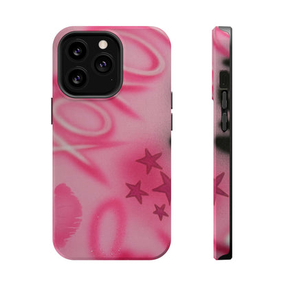 MagSafe "perfectly pink" airbrush iPhone case
