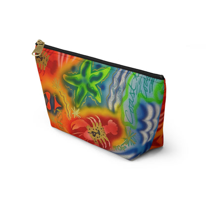 "tipsy lobster" airbrush makeup pouch
