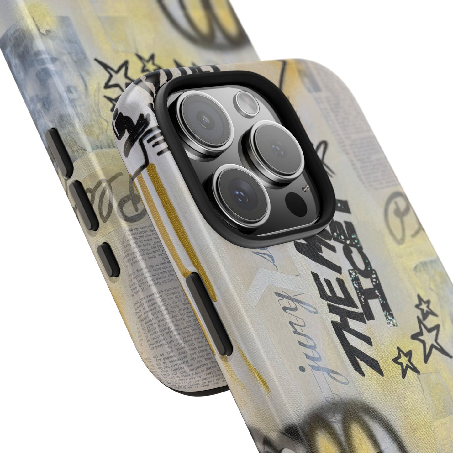 "golden glacier" airbrush iPhone case