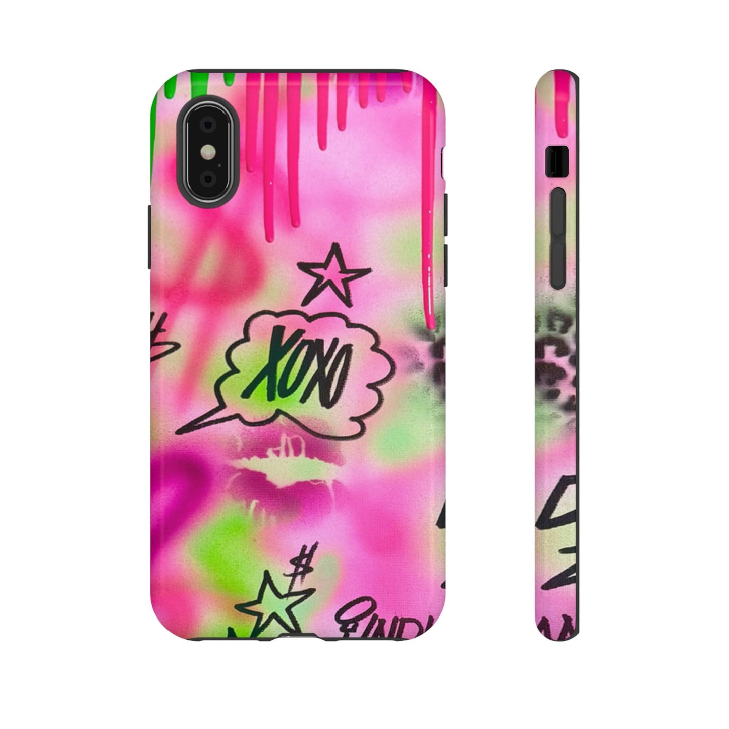 "xoxo" airbrush iPhone case