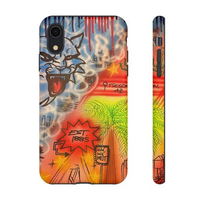 "university of arizona pt. 2" airbrush iPhone case