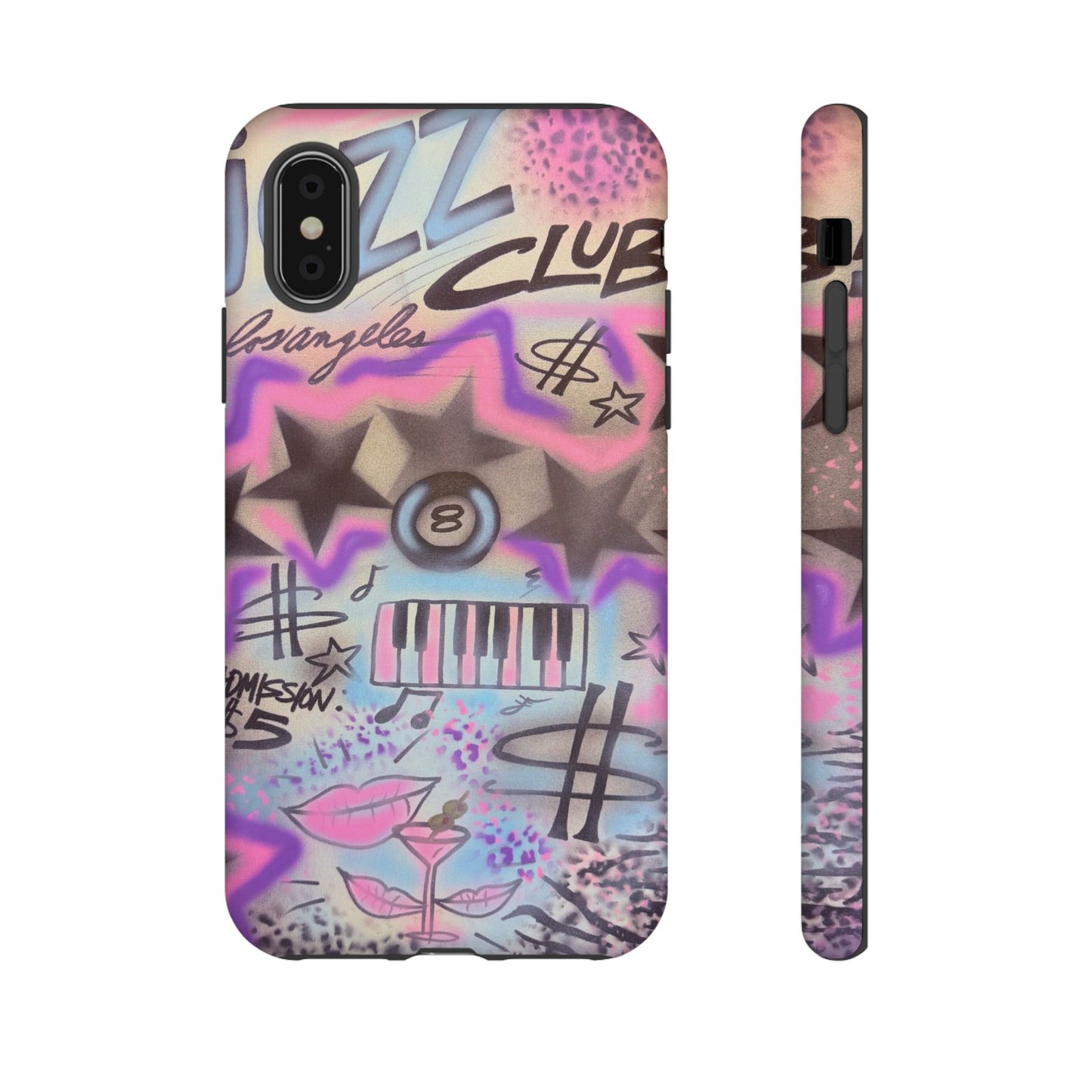 "jazz club" airbrush iPhone case