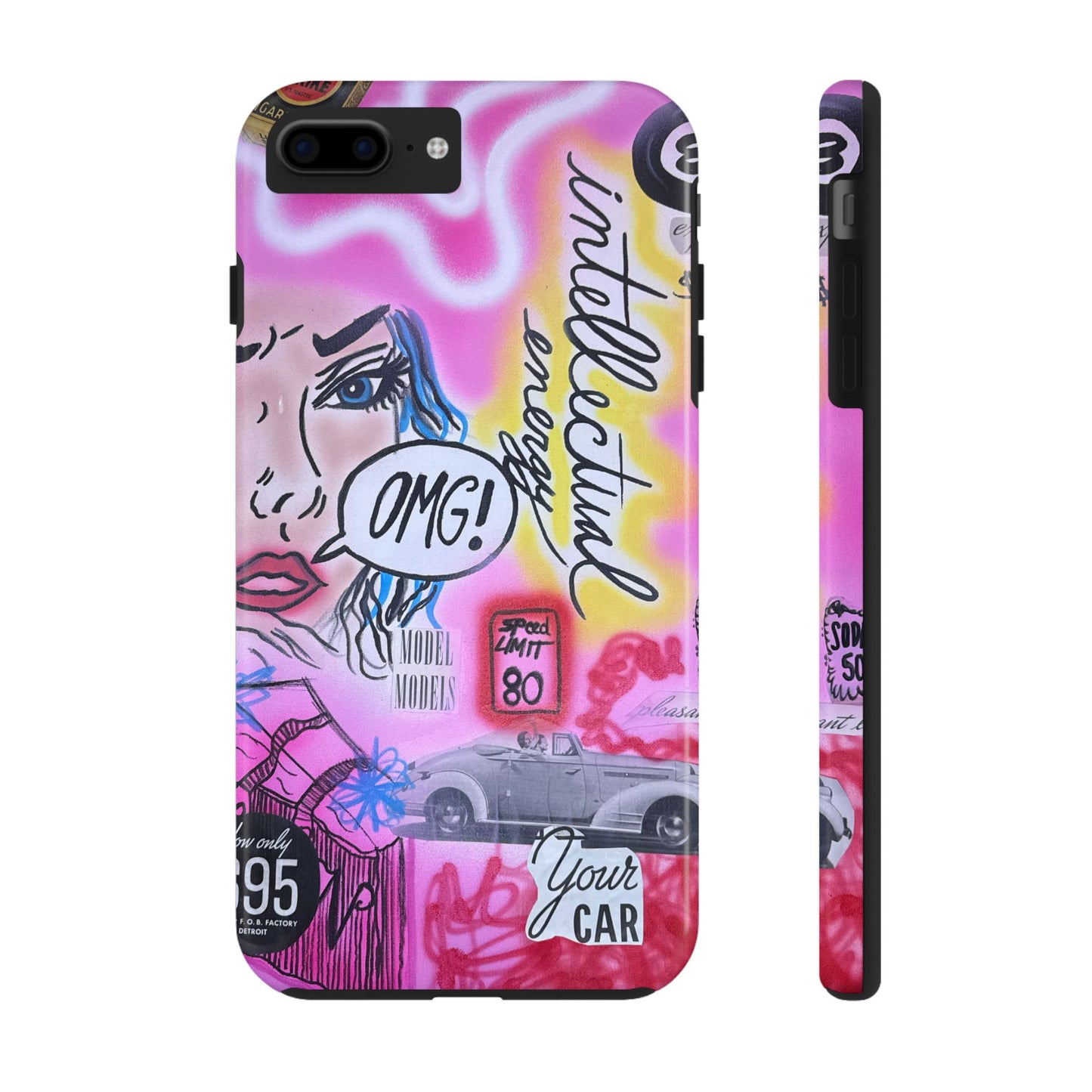 "intellectual energy" airbrush iPhone case