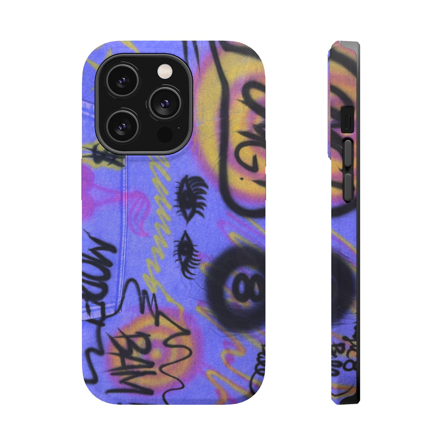 MagSafe "eye$ on lies" airbrush iPhone case
