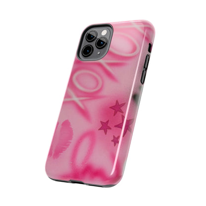 "perfectly pink" airbrush iPhone case