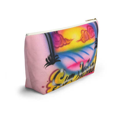 "sunkissed" airbrush makeup pouch