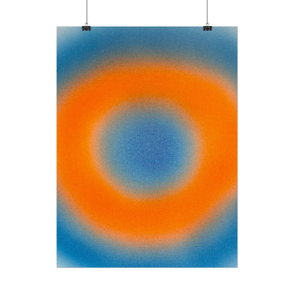 "citrus sky aura" airbrush rolled print