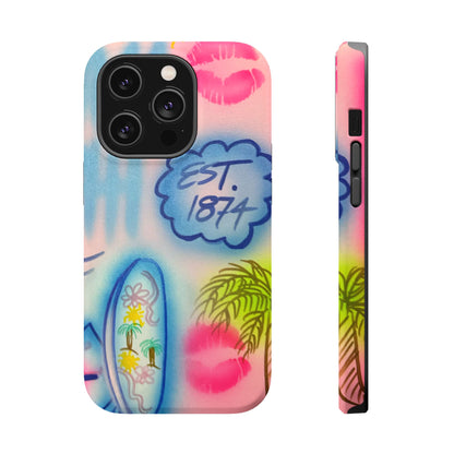 MagSafe "in the wave" airbrush iPhone case