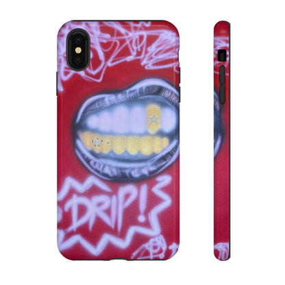 "tooth drip" airbrush iPhone case
