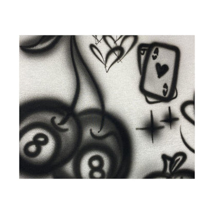 "hidden ace" airbrush horizontal print