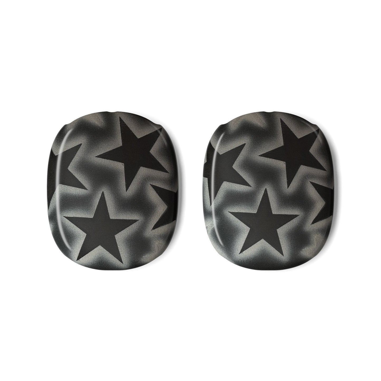 "chrome stars" airbrush airpod cases