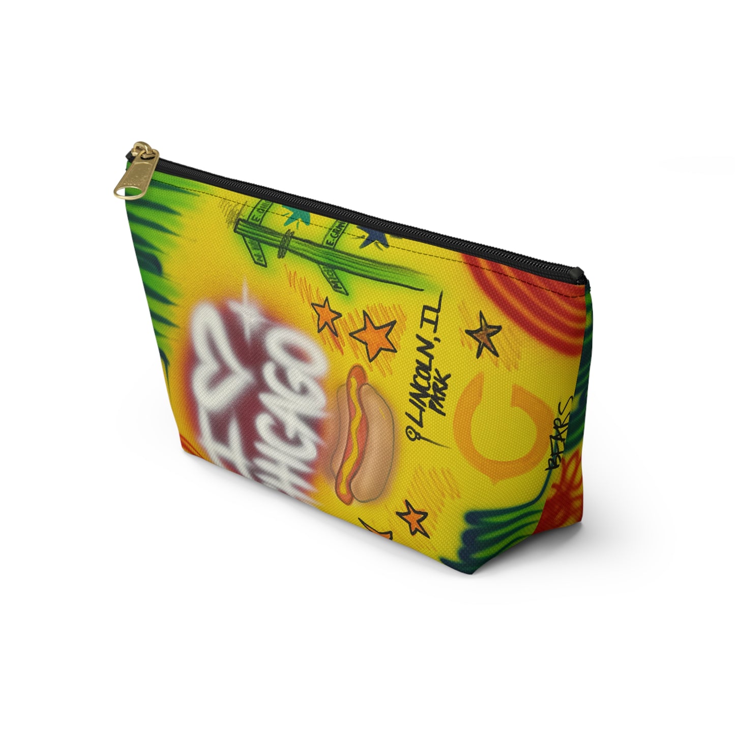 "chicago" airbrush makeup pouch