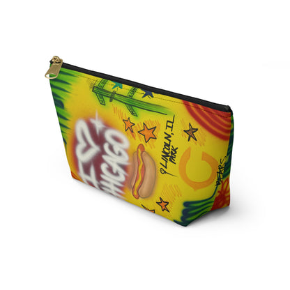 "chicago" airbrush makeup pouch