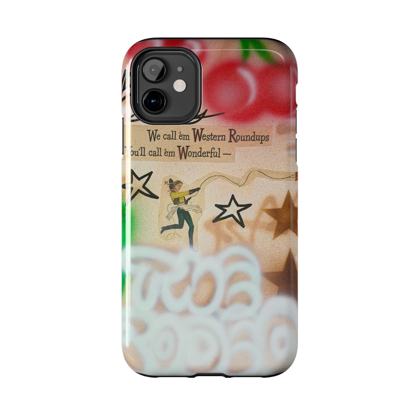 "the rodeo" airbrush iPhone case