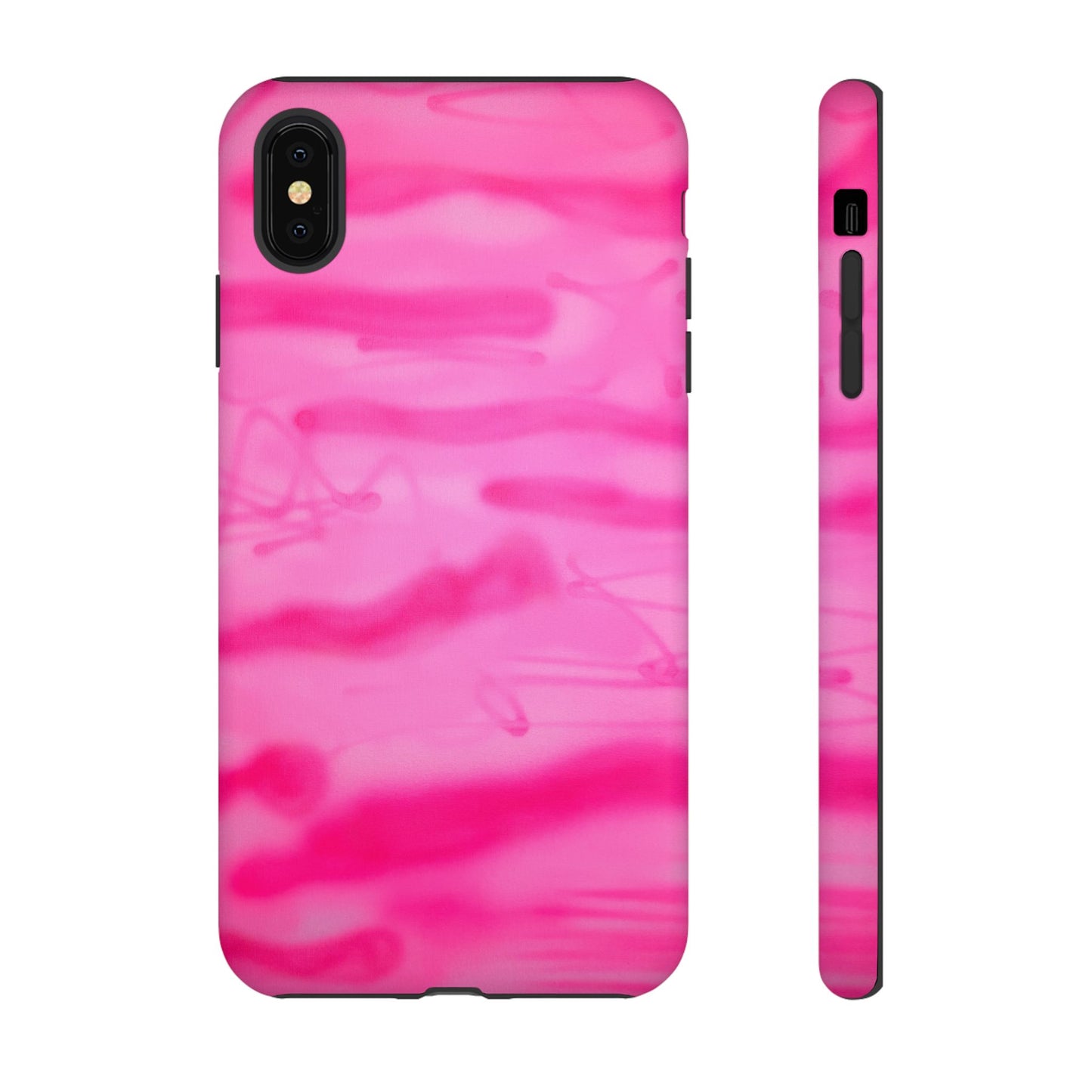 "pink camo" airbrush iPhone case