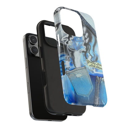 "young lovers" airbrush iPhone case