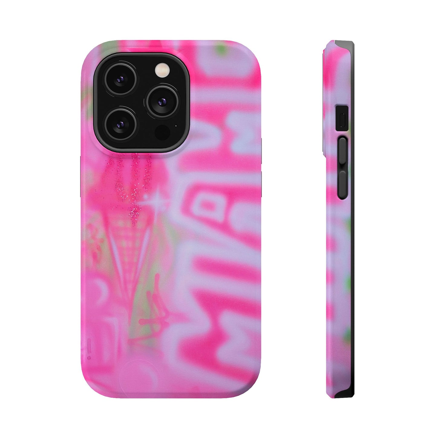 MagSafe "sunset sorbet" airbrush iPhone case