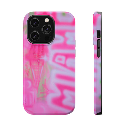 MagSafe "sunset sorbet" airbrush iPhone case
