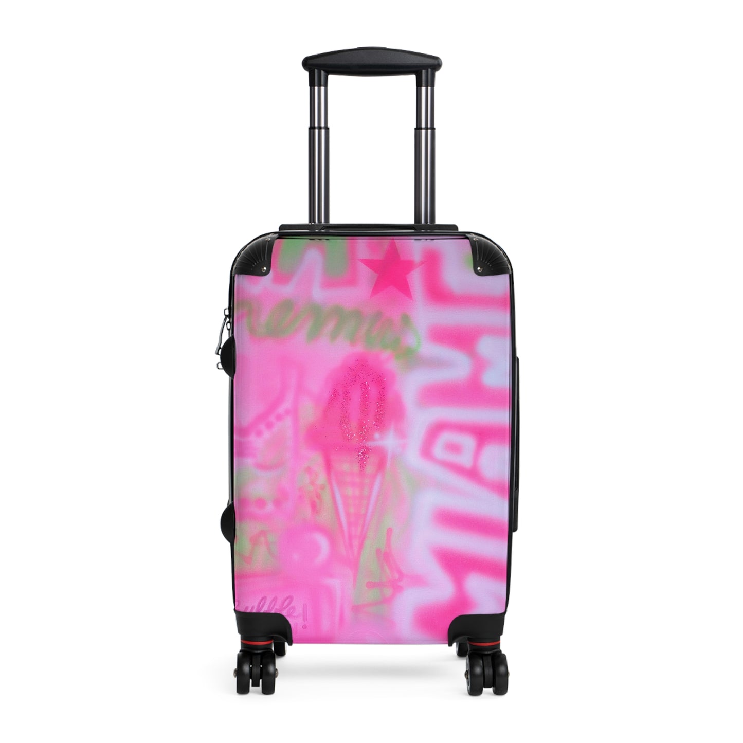 "miami matcha" airbrush suitcase
