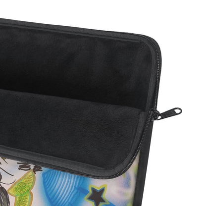 "salted lime" airbrush laptop sleeve