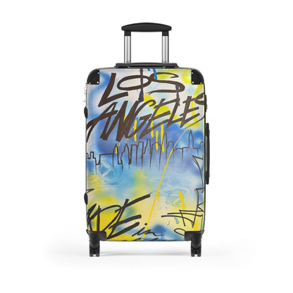"los angeles" airbrush suitcase
