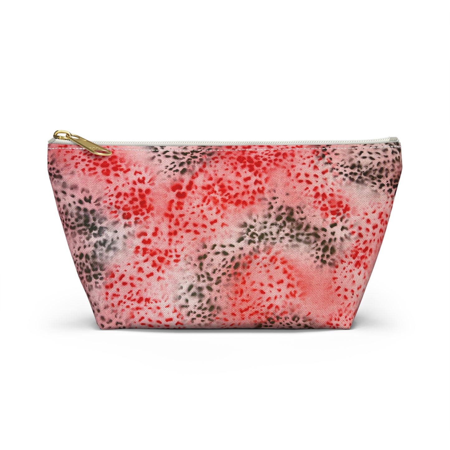 "red cheetah" airbrush makeup pouch