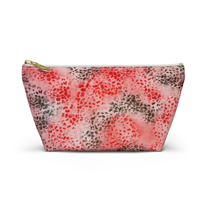 "red cheetah" airbrush makeup pouch