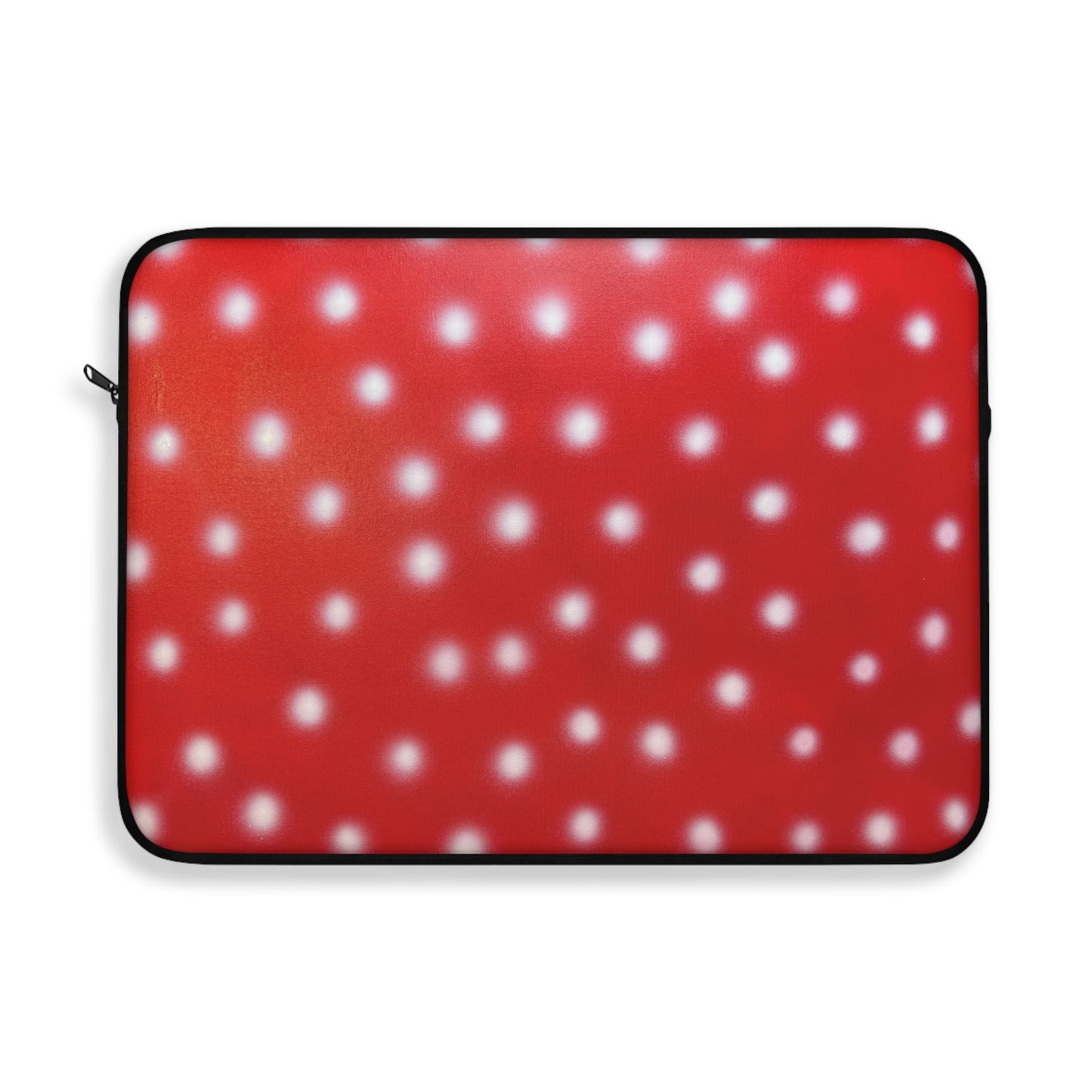 "cherry crush polka dot" airbrush laptop sleeve