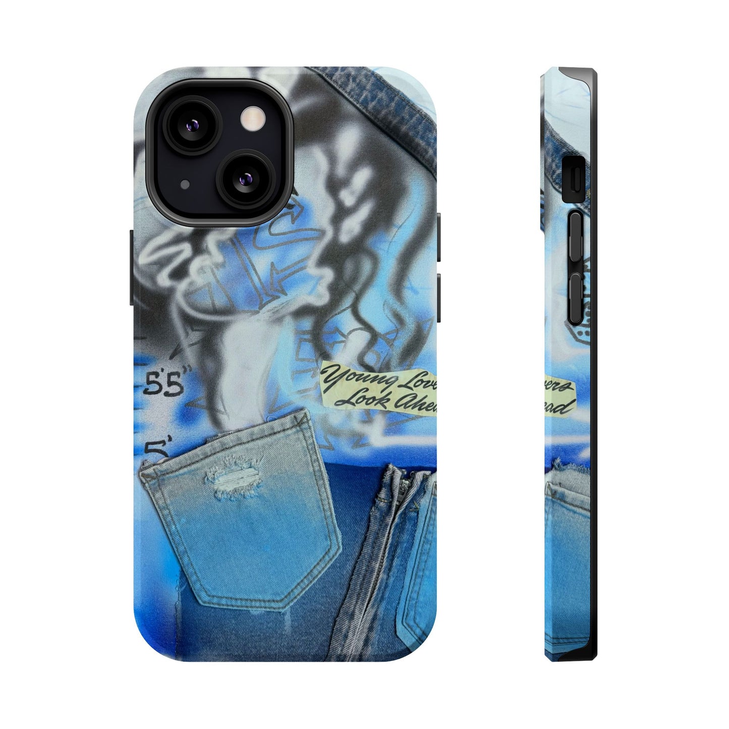 MagSafe "young lovers" airbrush iPhone case