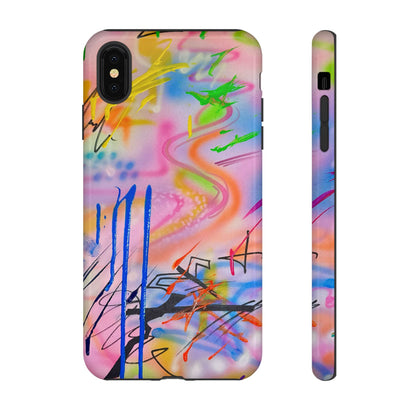 "neon haze" airbrush iPhone case