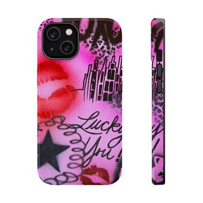 MagSafe "ulterior motive" airbrush iPhone case