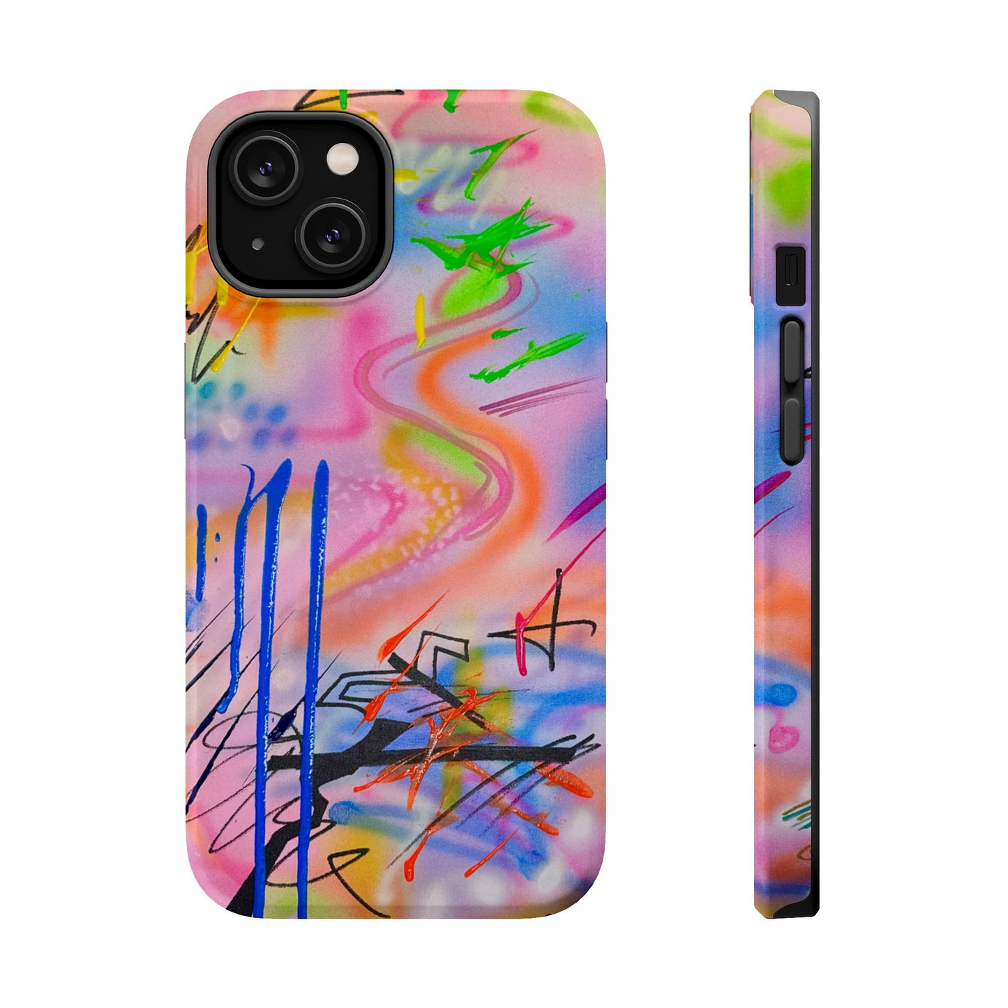 MagSafe "neon haze" airbrush iPhone case