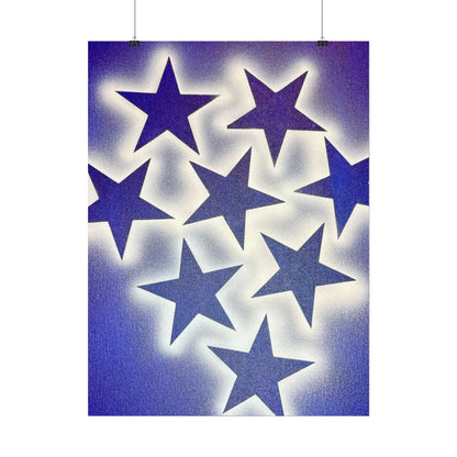 "frosted galaxy" airbrush rolled print