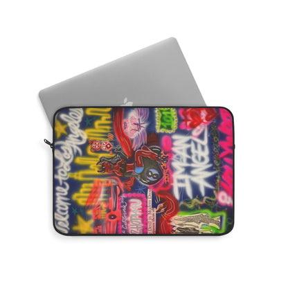 "im an angel" airbrush laptop sleeve