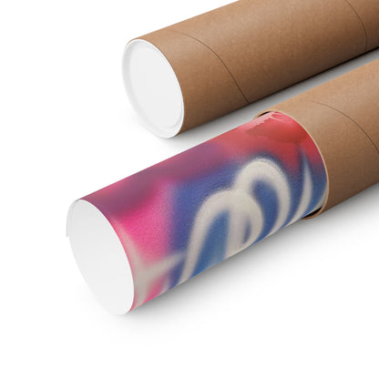 "CALL ME!" airbrush horizontal print