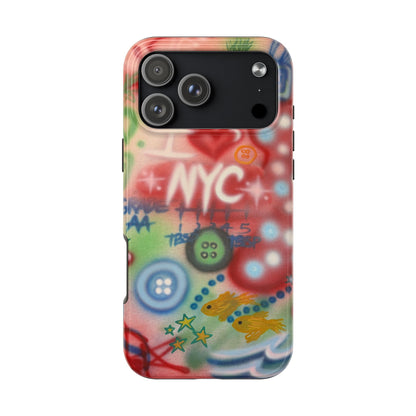 "i <3 NYC" airbrush iPhone case