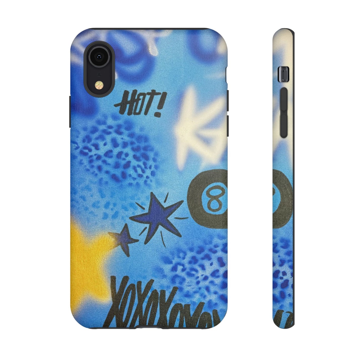 "brillant blues" airbrush iPhone case
