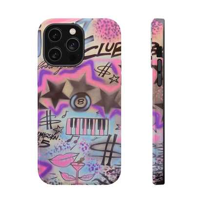 MagSafe "jazz club" airbrush iPhone case